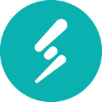EHRC's lighting bolt logo on a teal background
