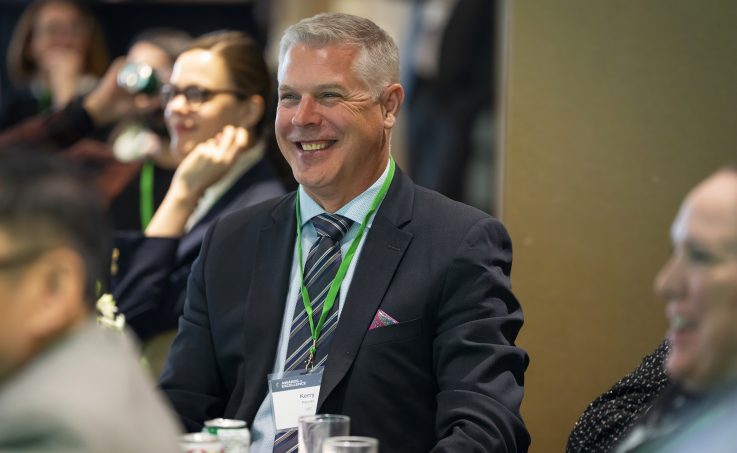 Attendee smiling