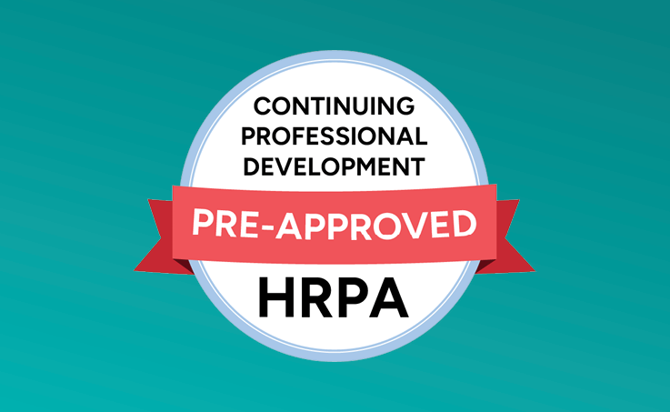 HRPA Continuing Professional Development pre‑approved seal