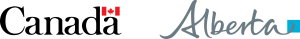 Logos for the Governments of Canada and Alberta