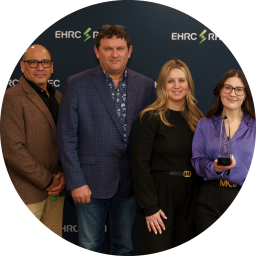 Photo of Valard Construction team with award